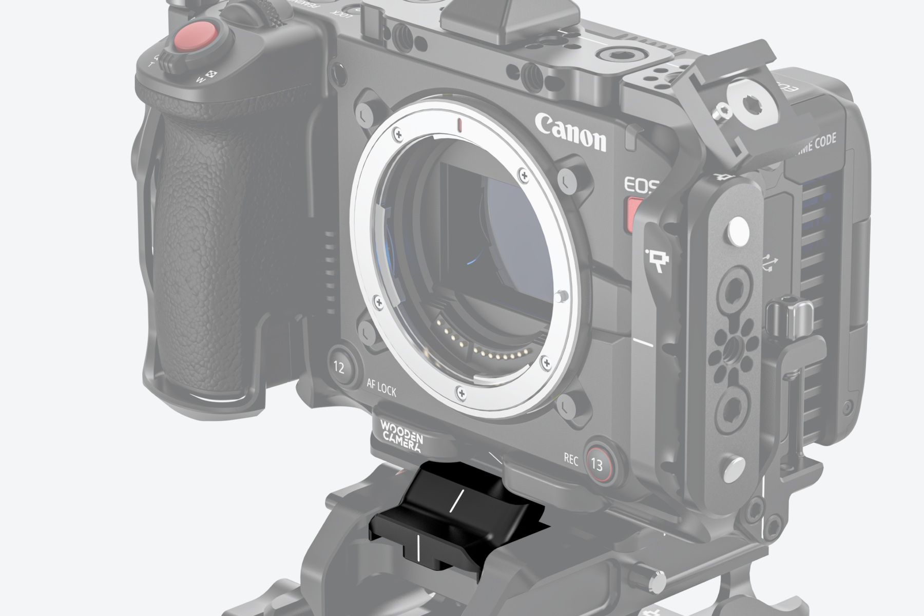 Wooden Camera ARCA Adapter Plate  for Canon EOS C50