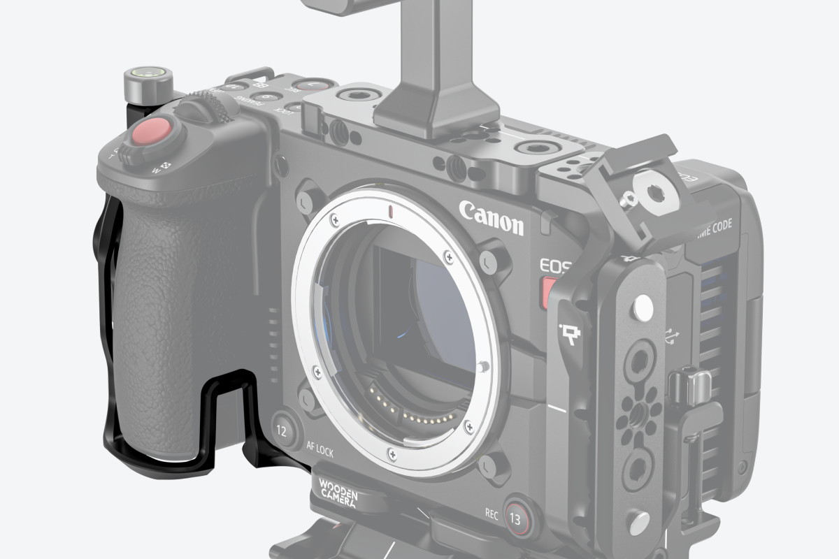 Wooden Camera Cage Grip for Canon EOS C50