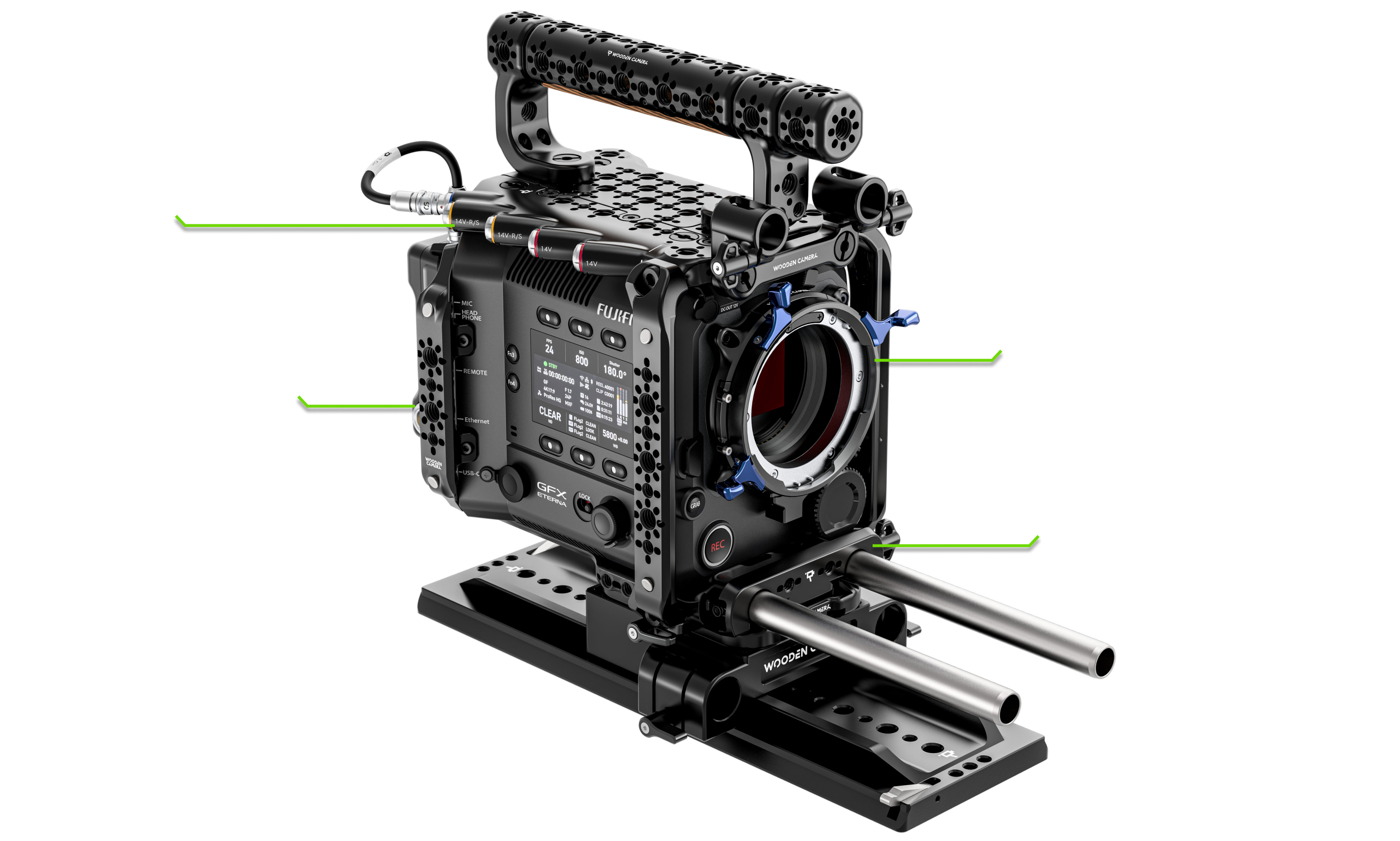 Wooden Camera Fujifilm GFX Eterna 55 Call Out